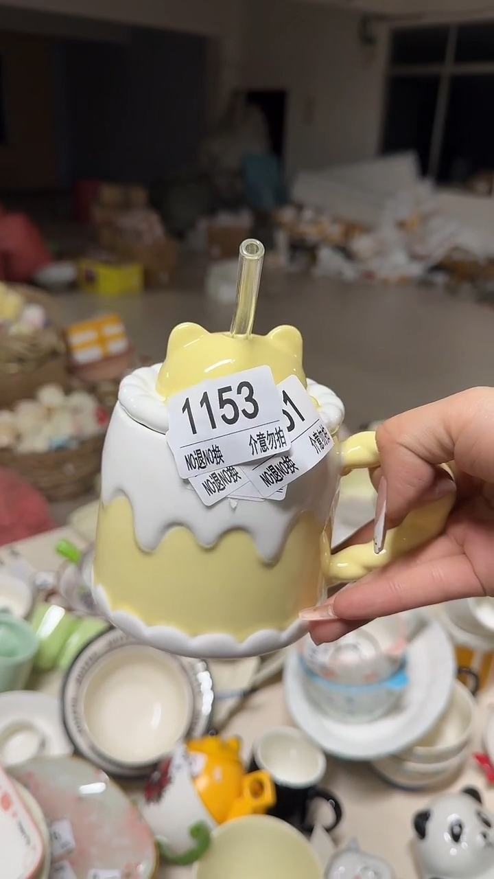 陶瓷手柄款微瑕四单包邮1153