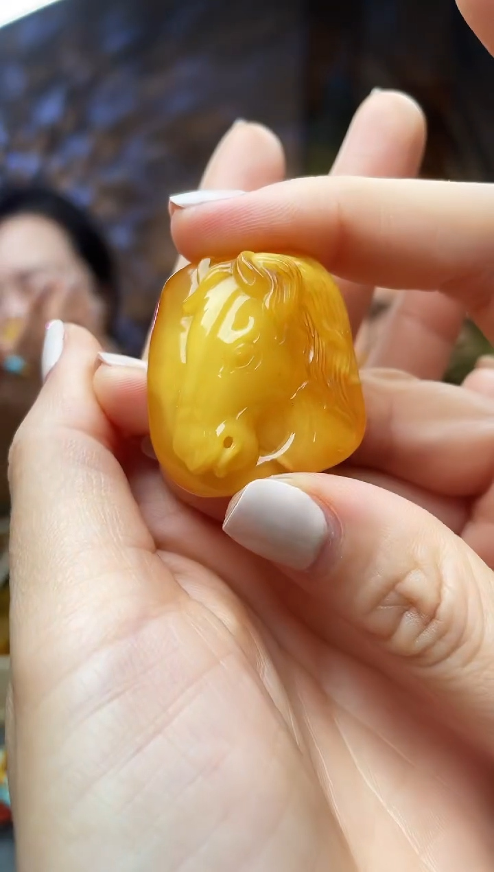 【闪购商品】蜜蜡颈饰未镶嵌吊坠