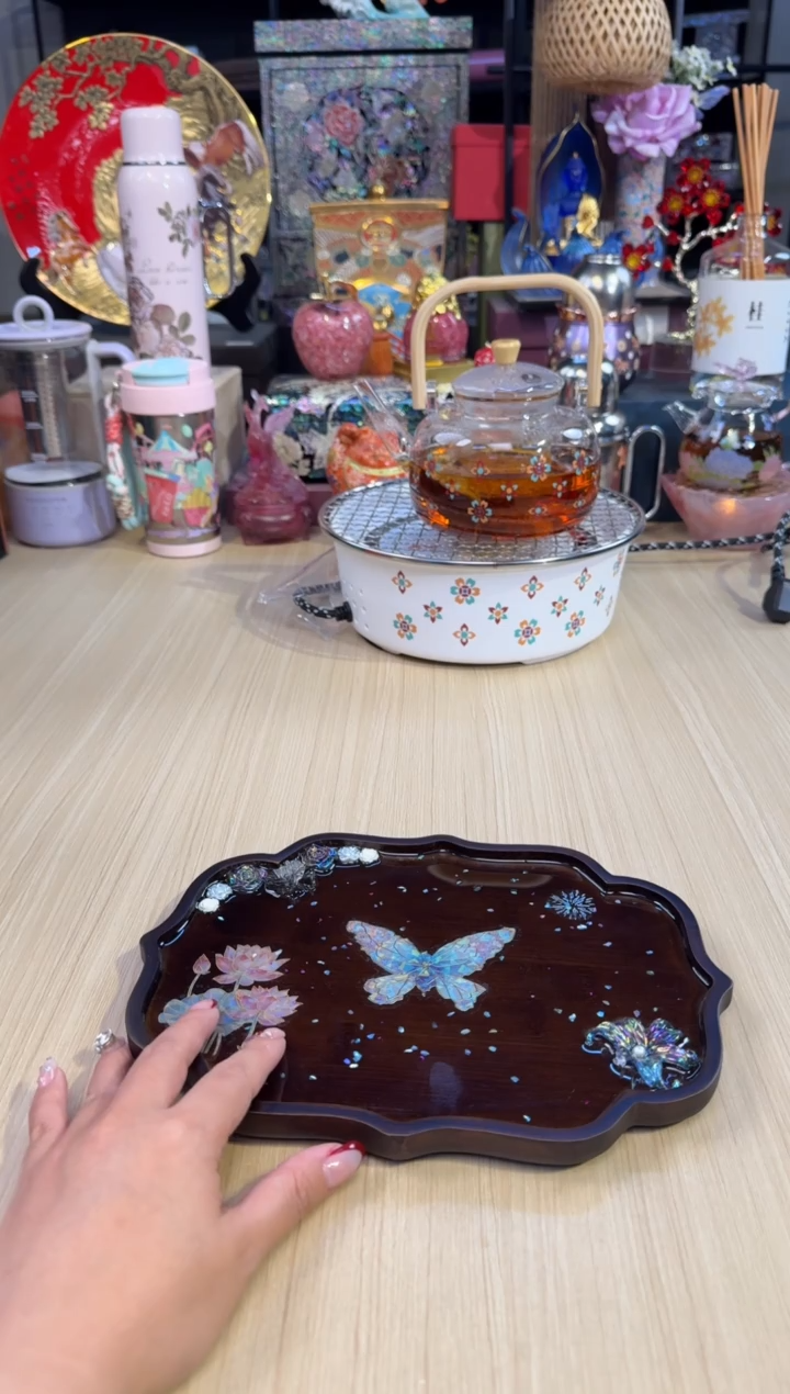 109实木壶承-对图