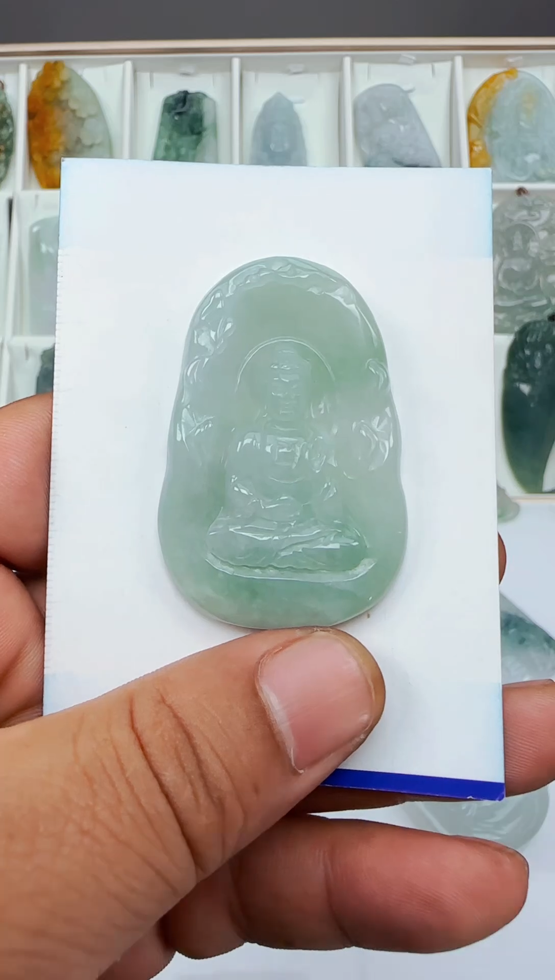 【闪购商品】翡翠颈饰未镶嵌缅甸天然A货翡翠