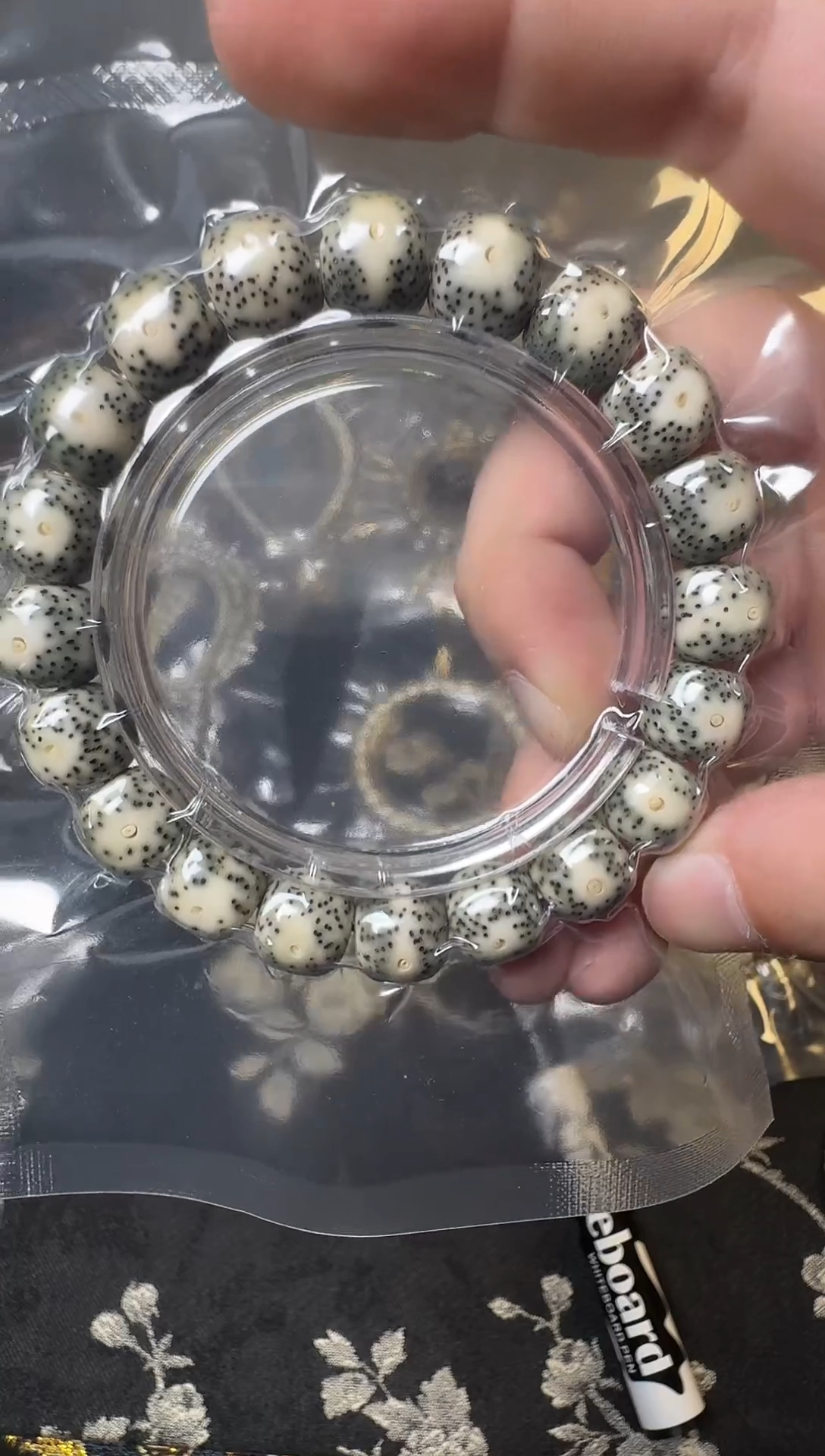 星月菩提手串12黄金瞳单圈