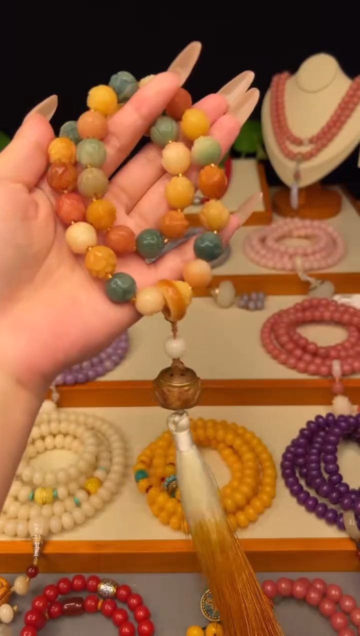 【闪购商品】白玉菩提吊坠一路生花