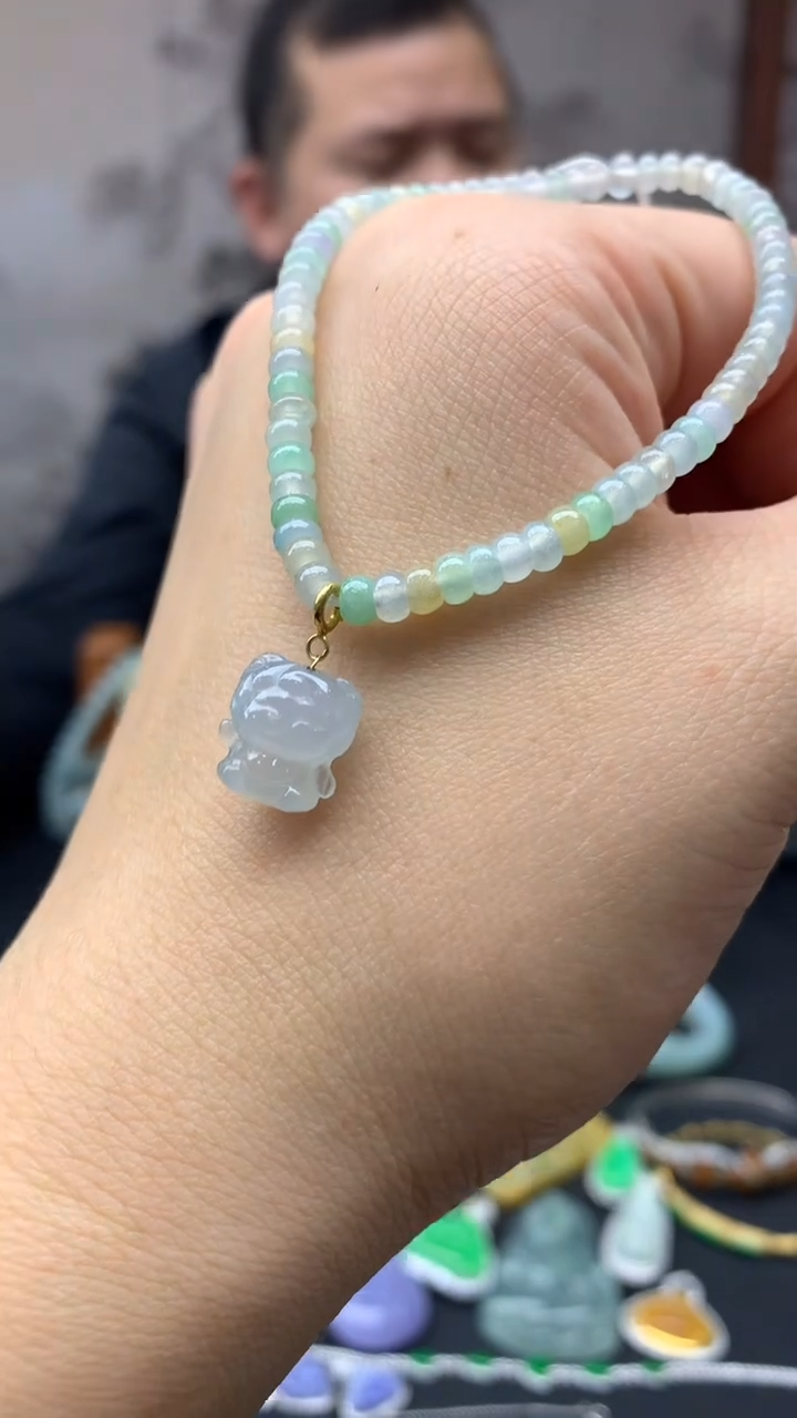 【闪购商品】翡翠手串未镶嵌10-天然翡翠