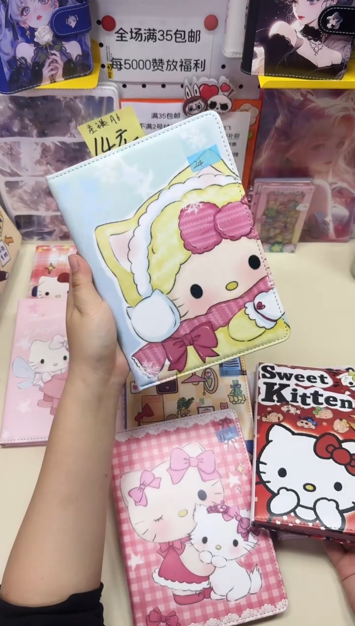 A5皮面本彩页本--A5---kt围巾