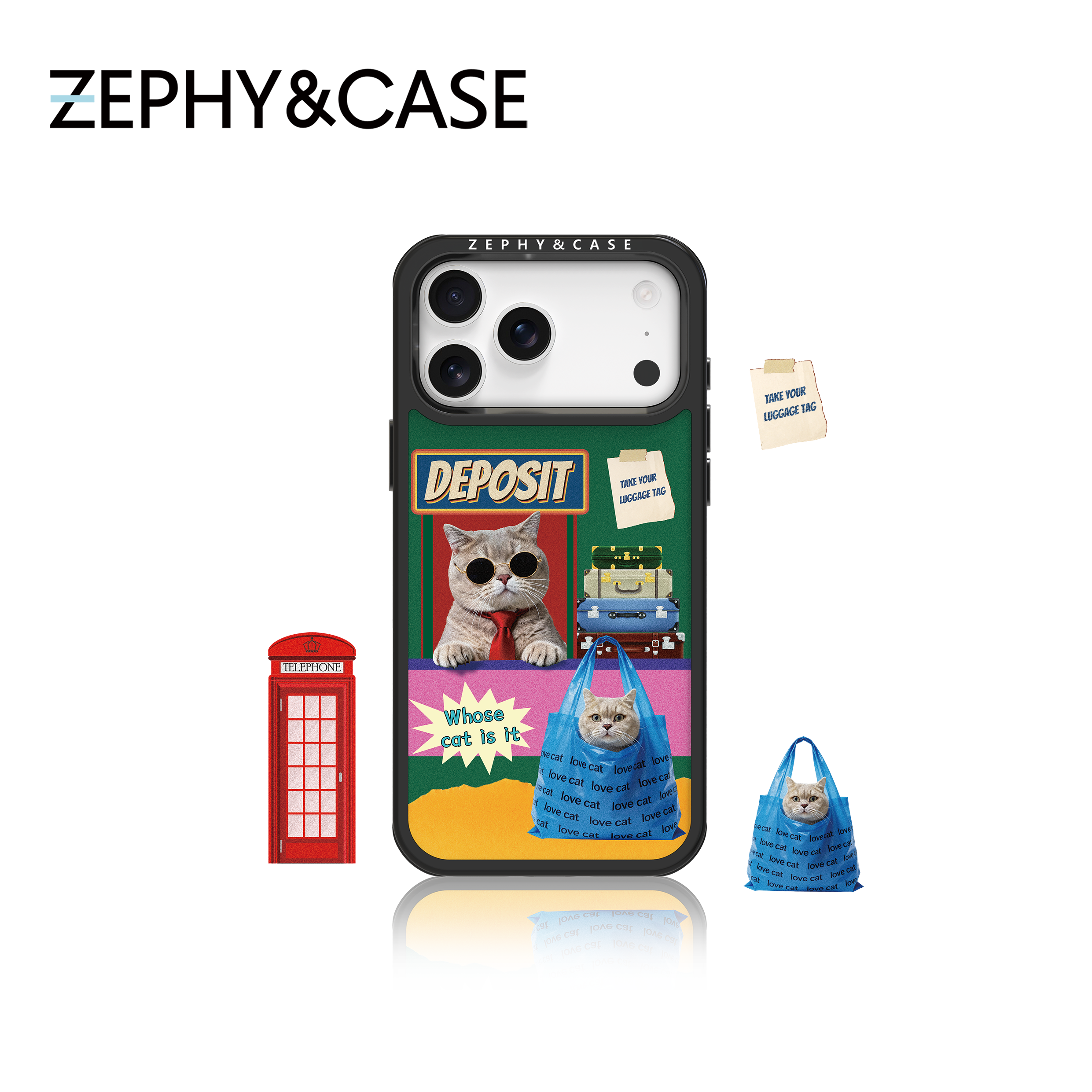 ZEPHY&CASE｜明星猫咪 轻薄 磁吸适用iPhone手机壳17/16