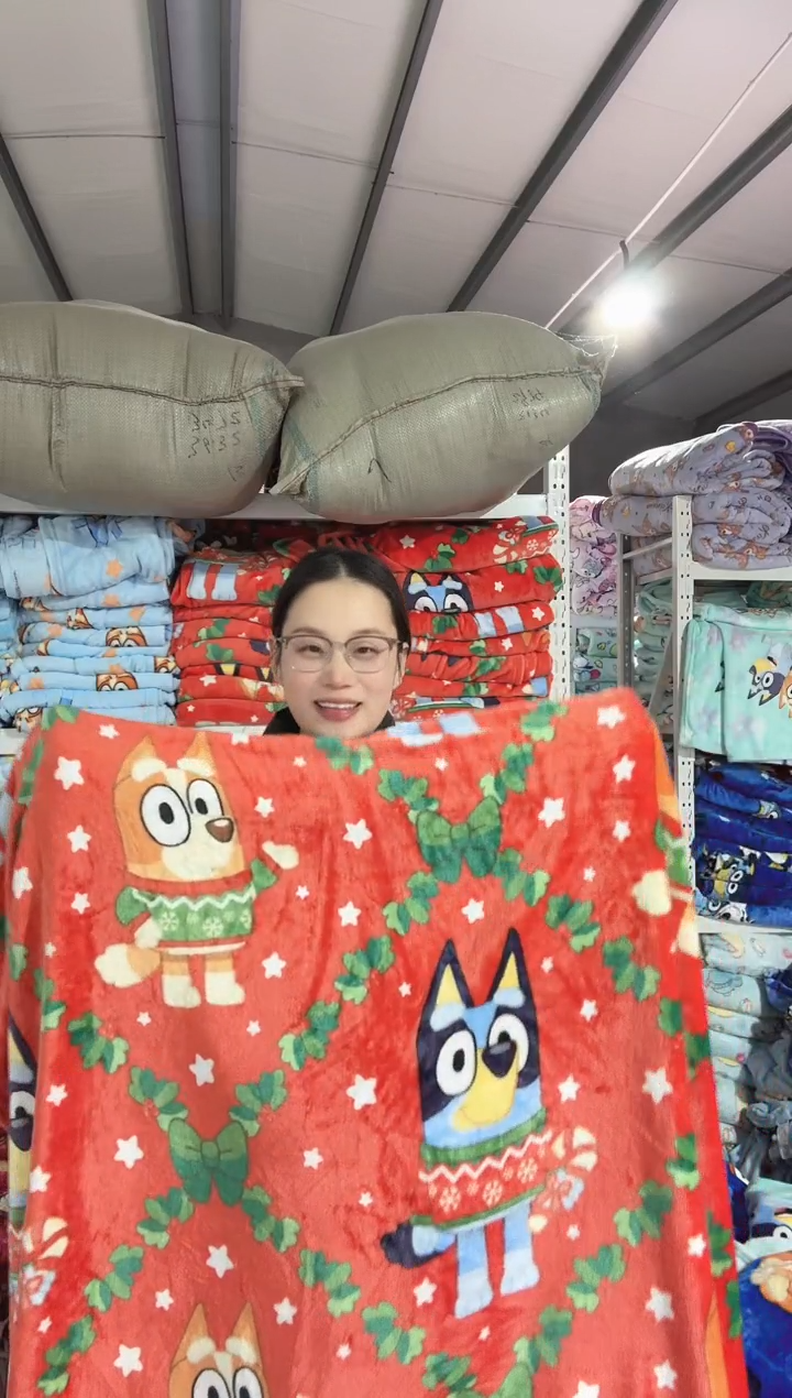 满35包邮  瑕疵150*180绒毯子