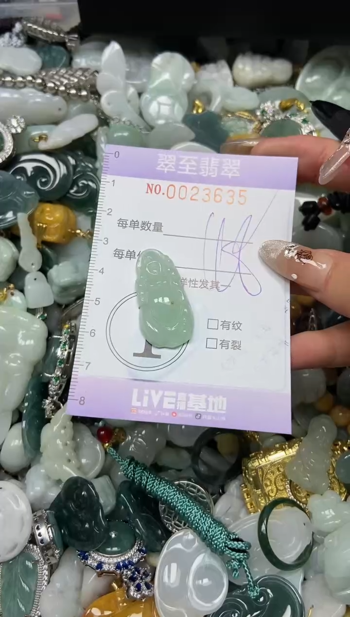 【闪购商品】翡翠颈饰未镶嵌闪购0023635