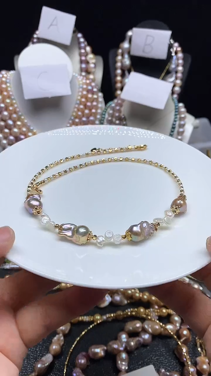 【闪购商品】淡水珍珠颈饰未镶嵌多人