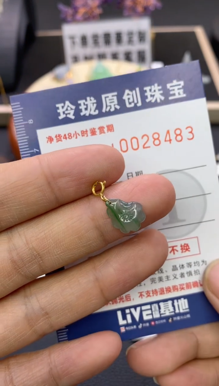 【闪购商品】翡翠颈饰未镶嵌翡翠净货28483