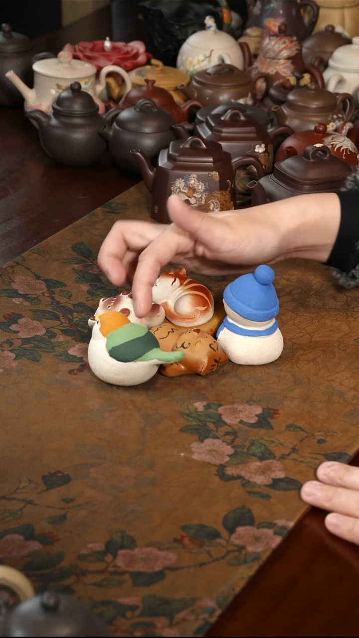 茶壶紫砂一只动物茶宠