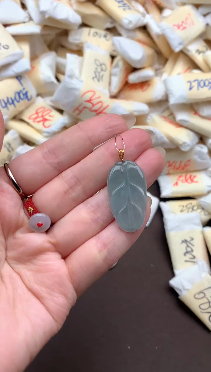 【闪购商品】翡翠挂件18K金镶嵌   一