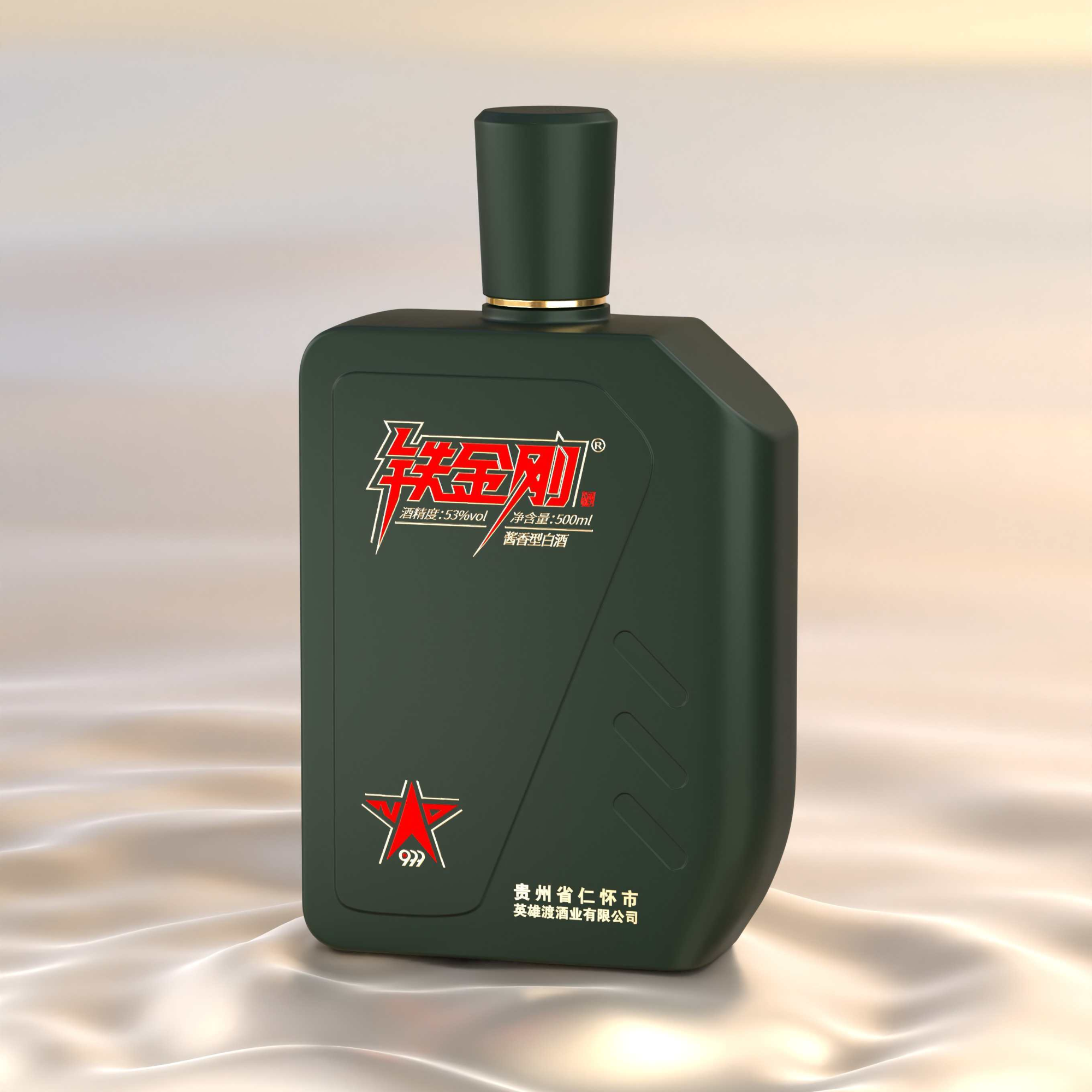 铁金刚铁金刚酱香型白酒53%Vol