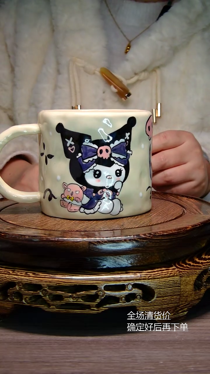 【闪购商品】摆件纯手工手绘杯子景德镇