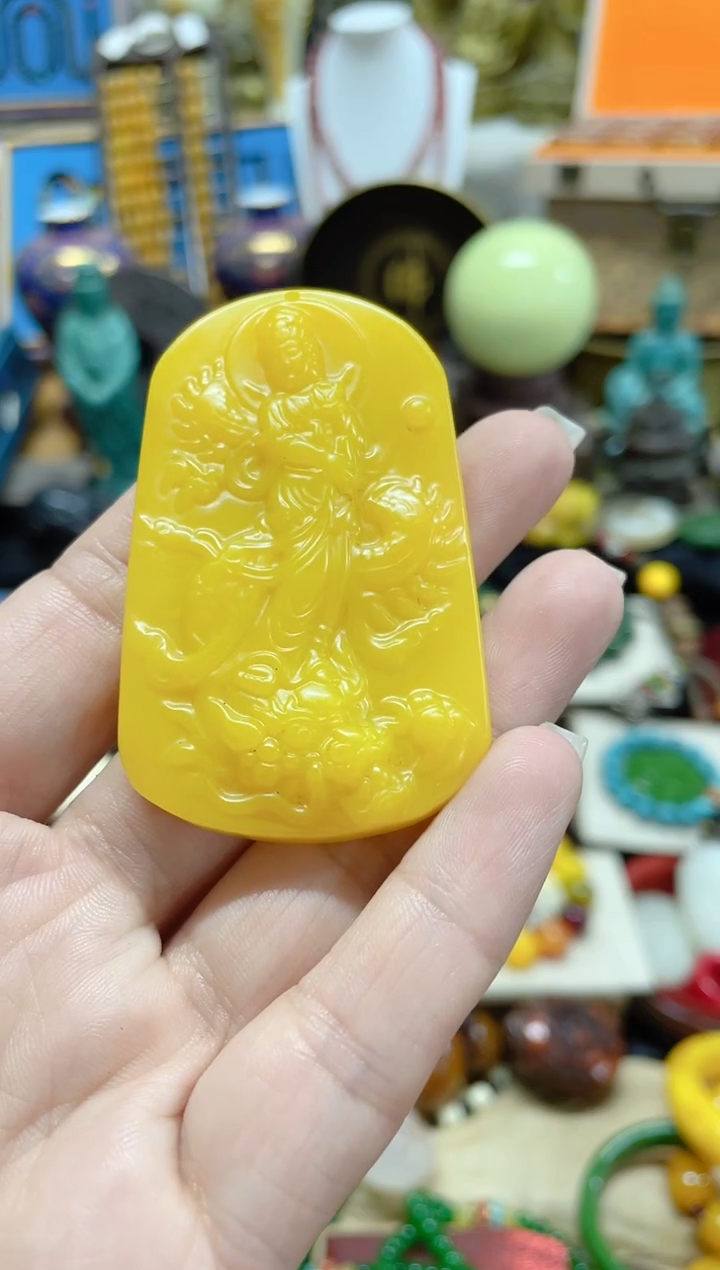 【闪购商品】和田玉（黄玉）颈饰未镶嵌主播推荐主播推荐