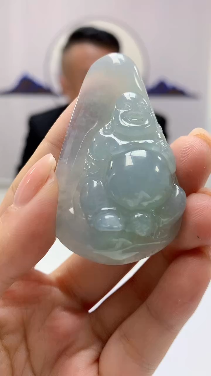 【闪购商品】定制翡翠未镶嵌4969ms-毛货130佛公