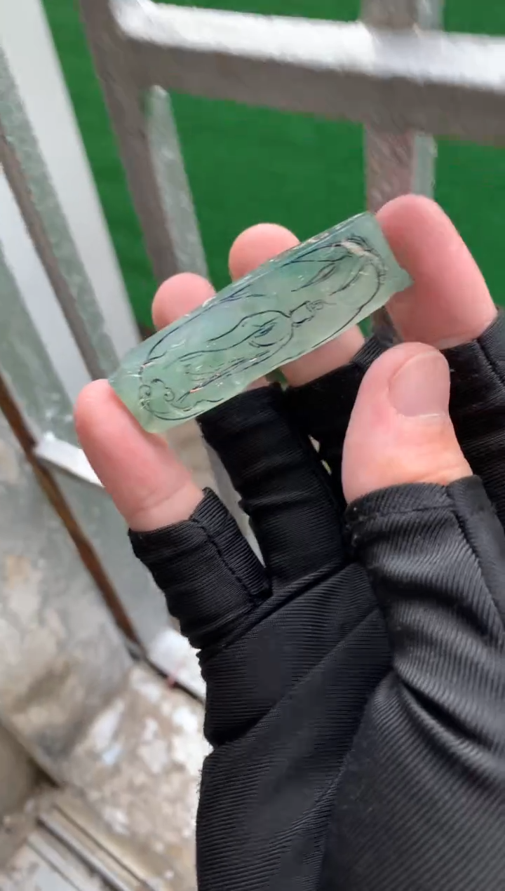 未镶嵌定制翡翠美*鱼天然翡翠裸石（包工）