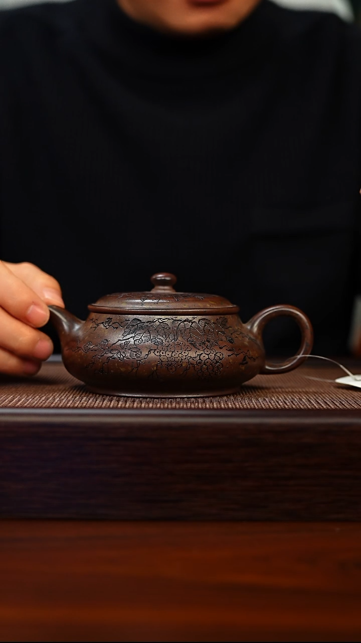 茶壶紫砂原矿紫砂手工茶壶