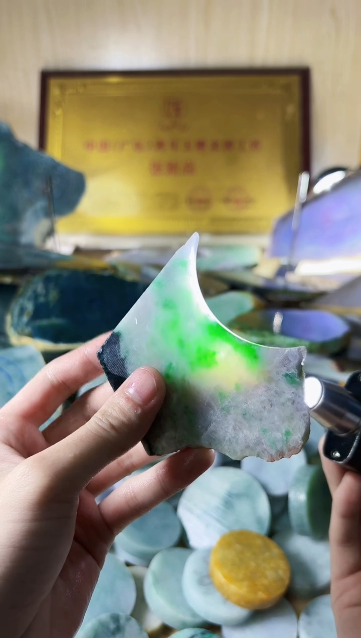 【闪购商品】翡翠颈饰未镶嵌A货吴玉2103