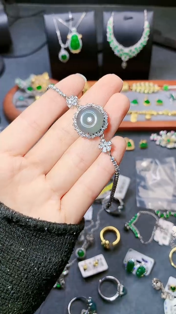 【闪购商品】翡翠手链未镶嵌手链