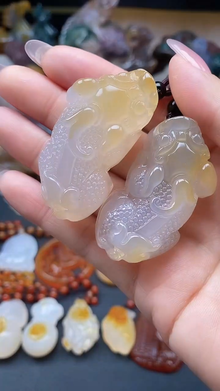 【闪购商品】玛瑙/玉髓颈饰未镶嵌dd