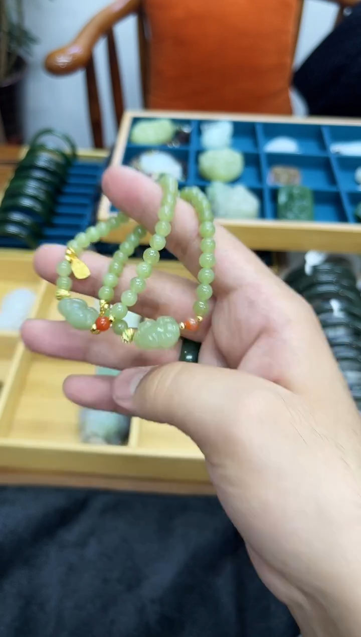未镶嵌手链和田玉小艾多样性发货拍一发一