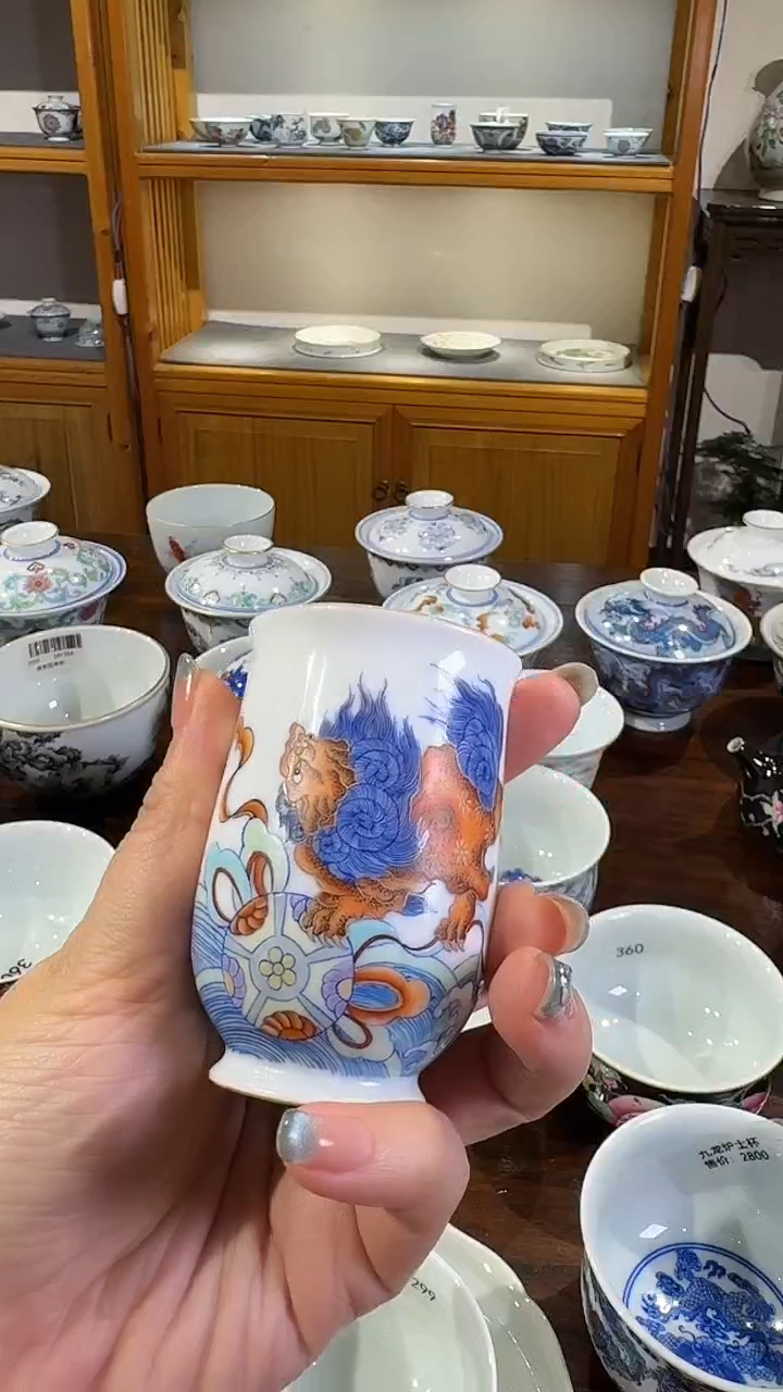 景德镇手工手绘陶瓷杯