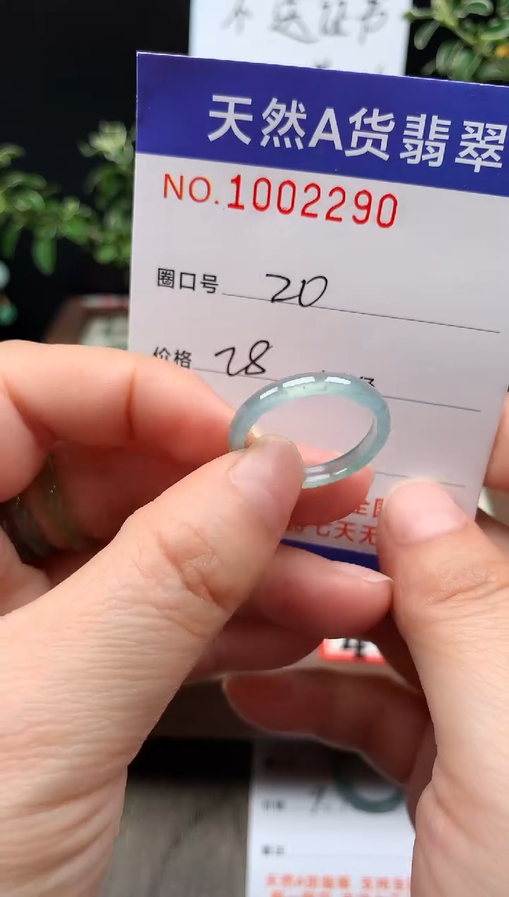 未镶嵌戒指翡翠20#