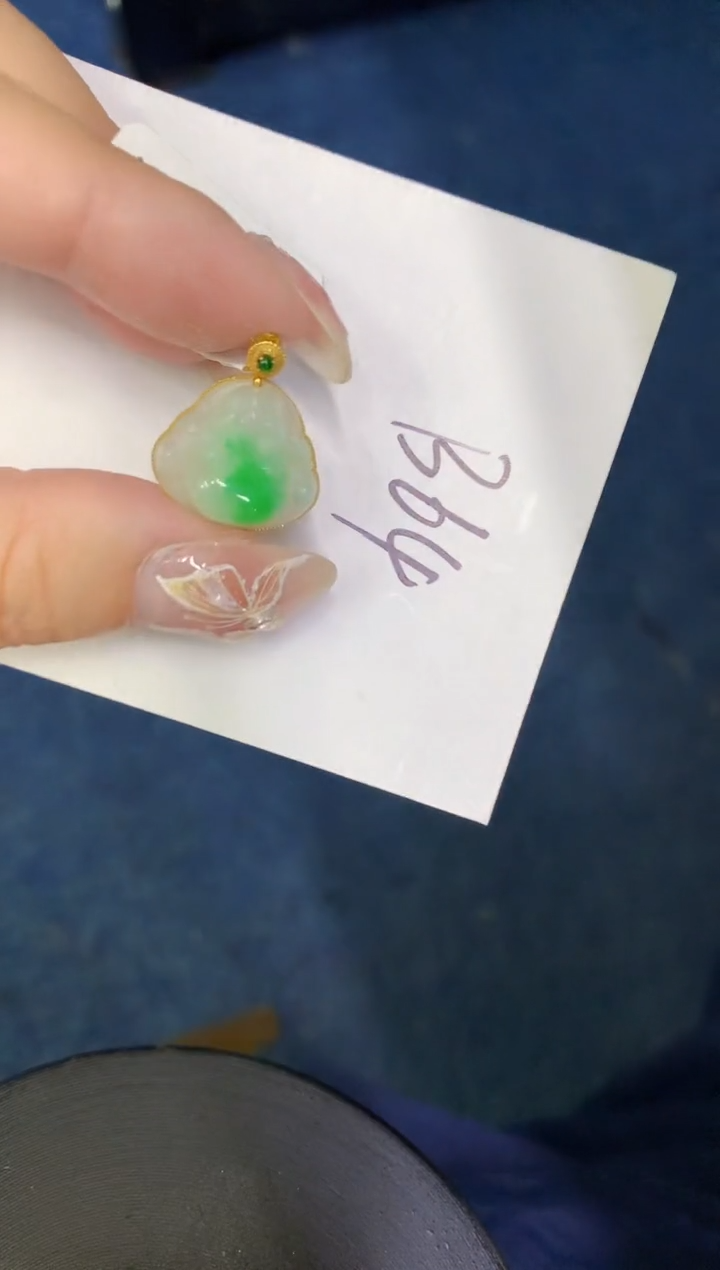 【闪购商品】翡翠颈饰18K金镶嵌00000000000