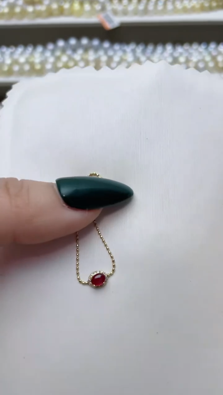 【闪购商品】红宝石戒指18K金镶嵌A67