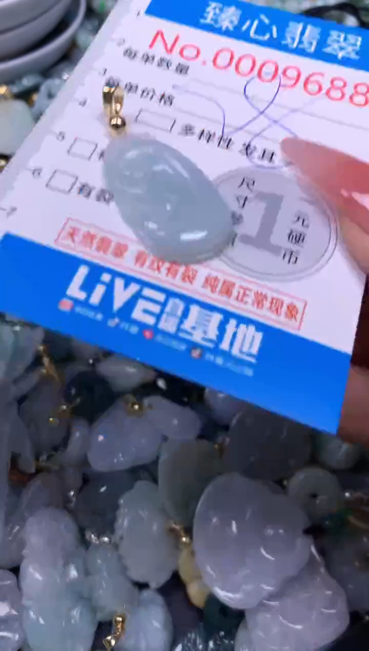 【闪购商品】翡翠颈饰未镶嵌含绳0009688