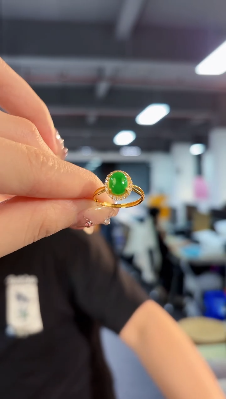 【闪购商品】翡翠戒指未镶嵌缅料A货/支持复检/一件