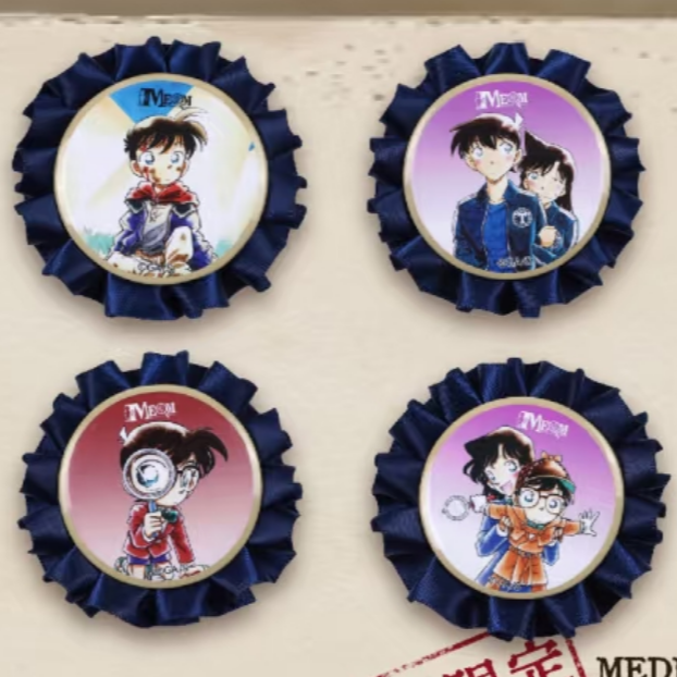 【代拆】名侦探柯南medm布艺徽章吧唧