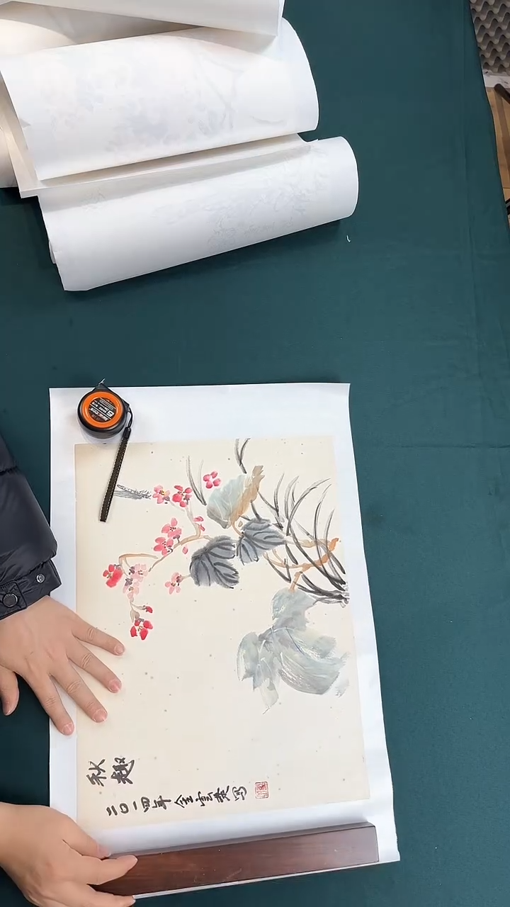 【闪购商品】国画手绘金云楚秋去