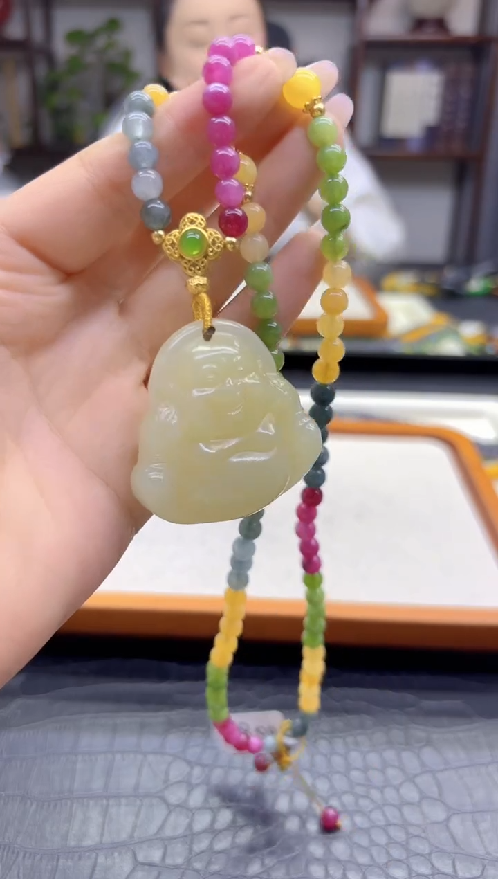 颈饰未镶嵌和田玉DIY款M214