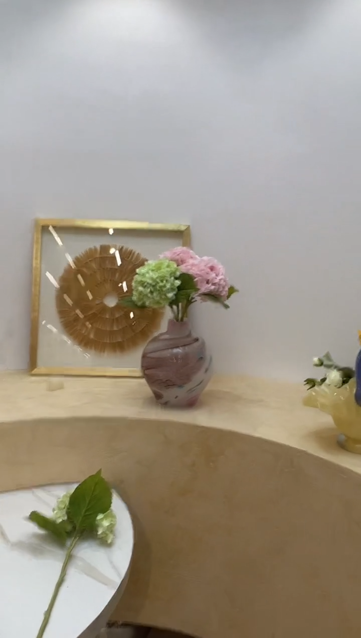 【闪购商品】琉璃粉色大肚花瓶