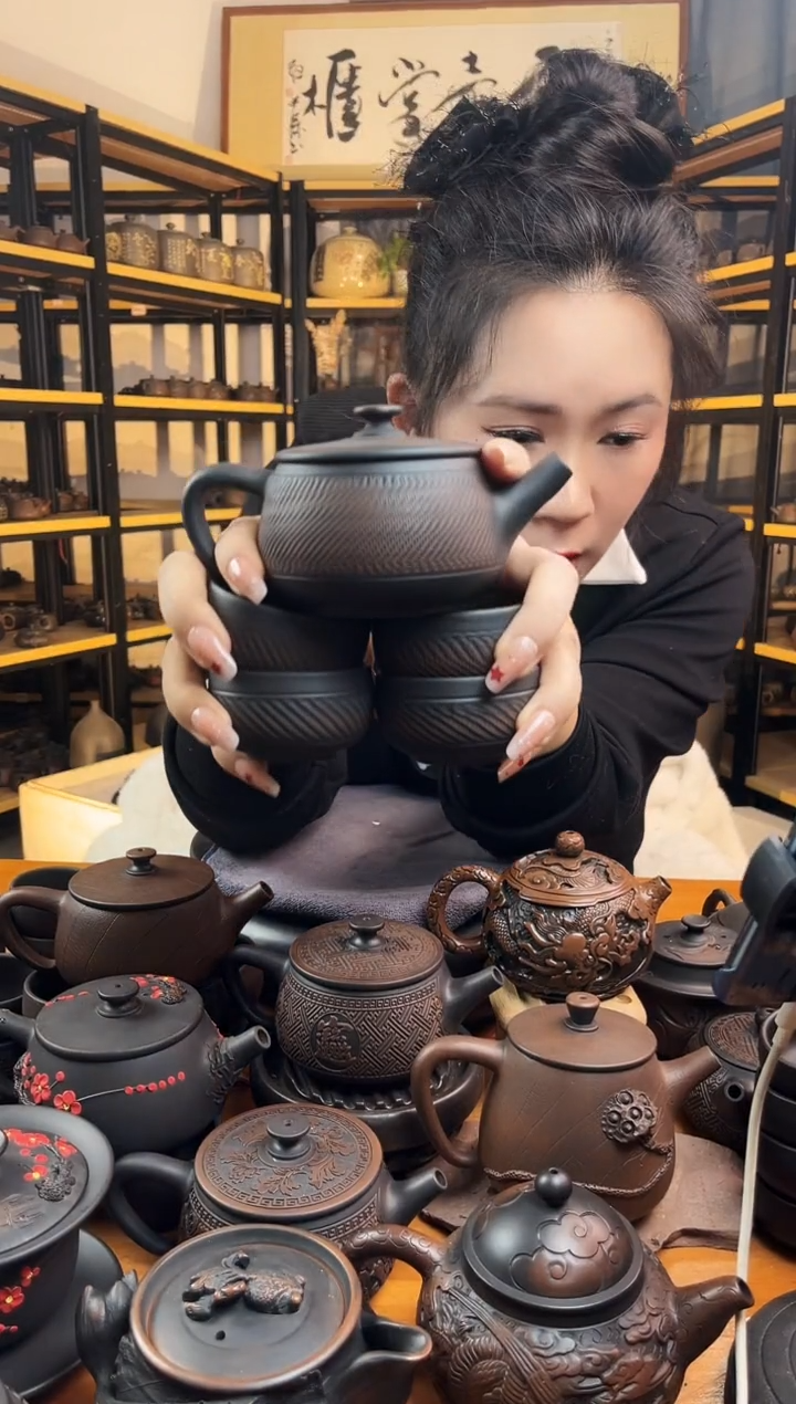 【闪购商品】壶无礼盒 跳叨大口汉瓦+4跳叨杯