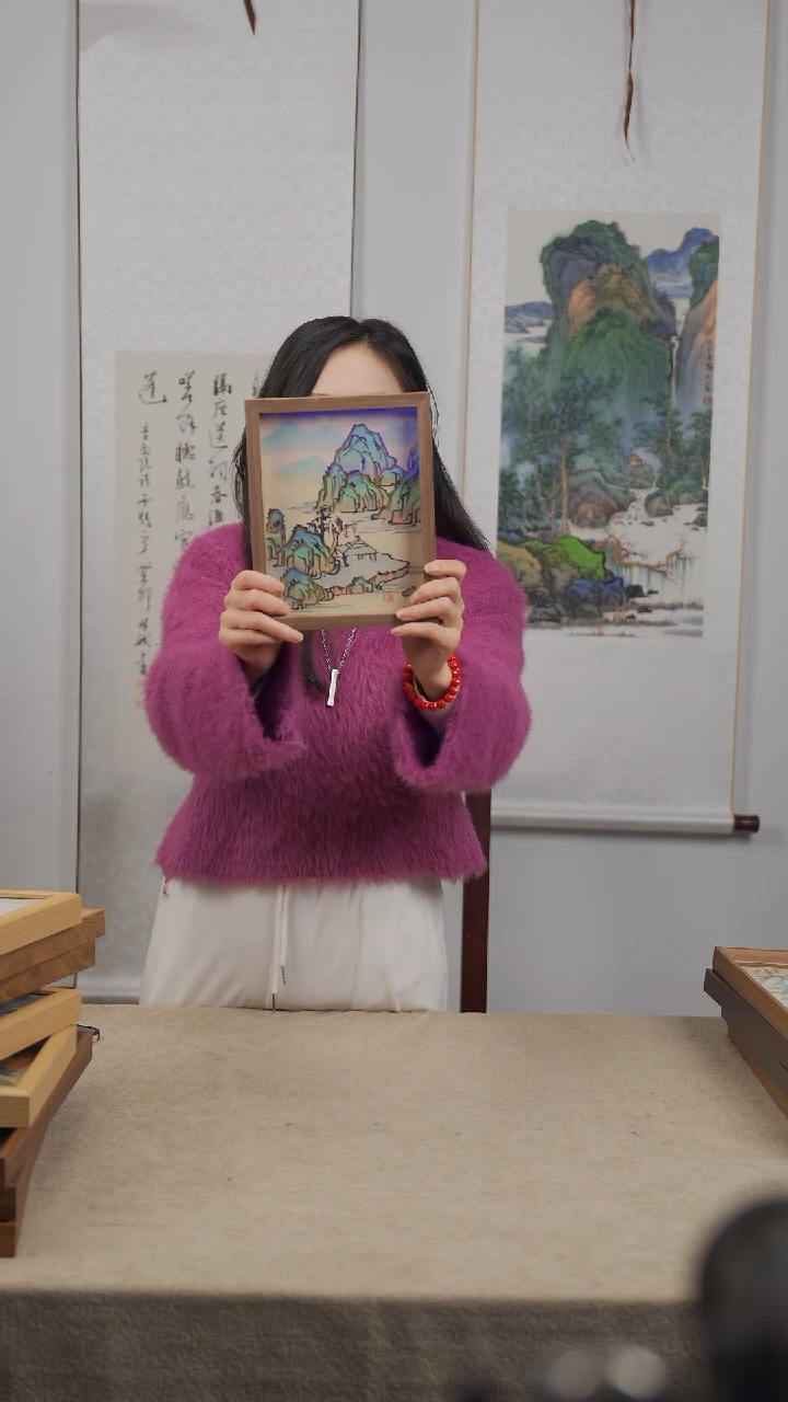 【闪购商品】国画8寸手绘国画多样性 山水