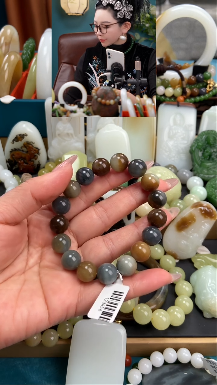 未镶嵌手串和田玉手串