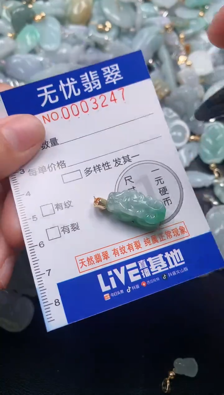 颈饰未镶嵌翡翠3247