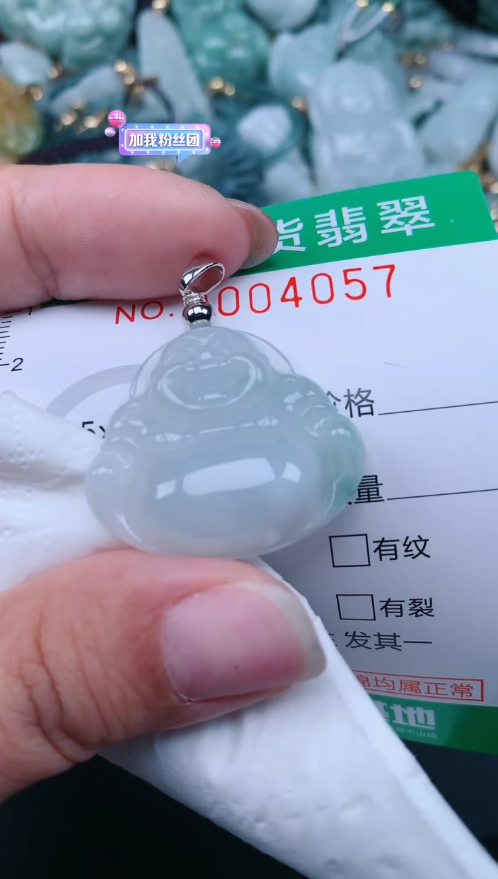 翡翠未镶嵌颈饰.0004057