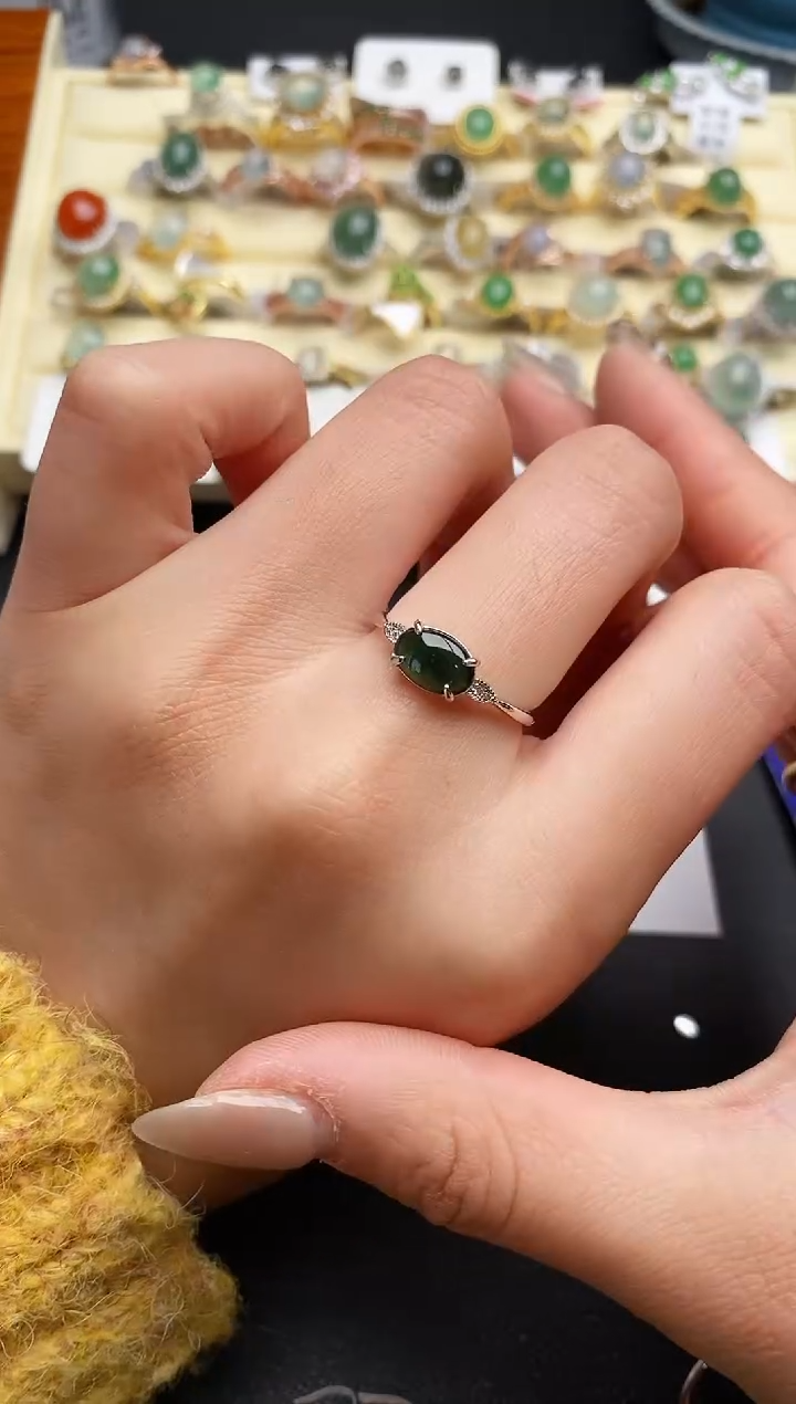 【闪购商品】翡翠戒指未镶嵌22222222+10