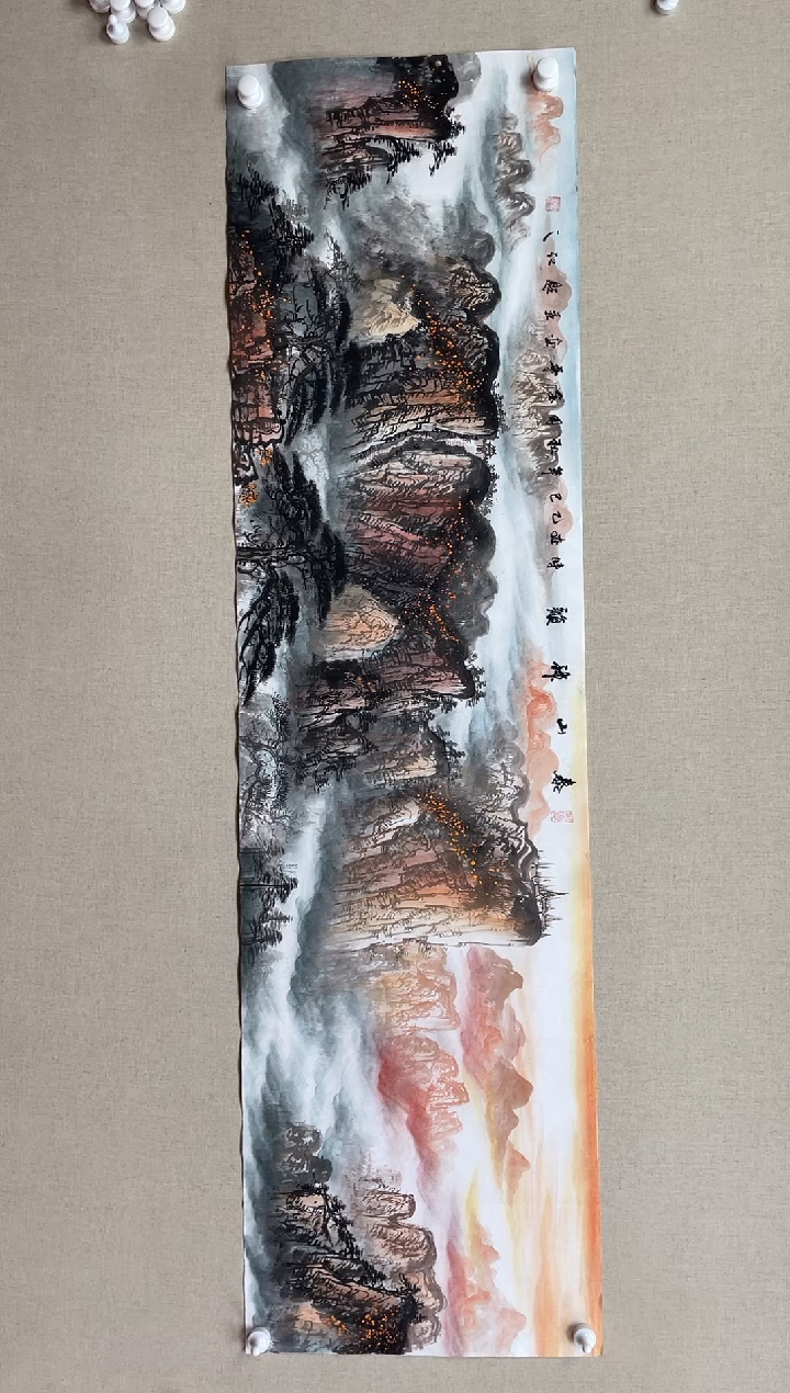 国画180*48 李金华李金华李金华李金华李金华