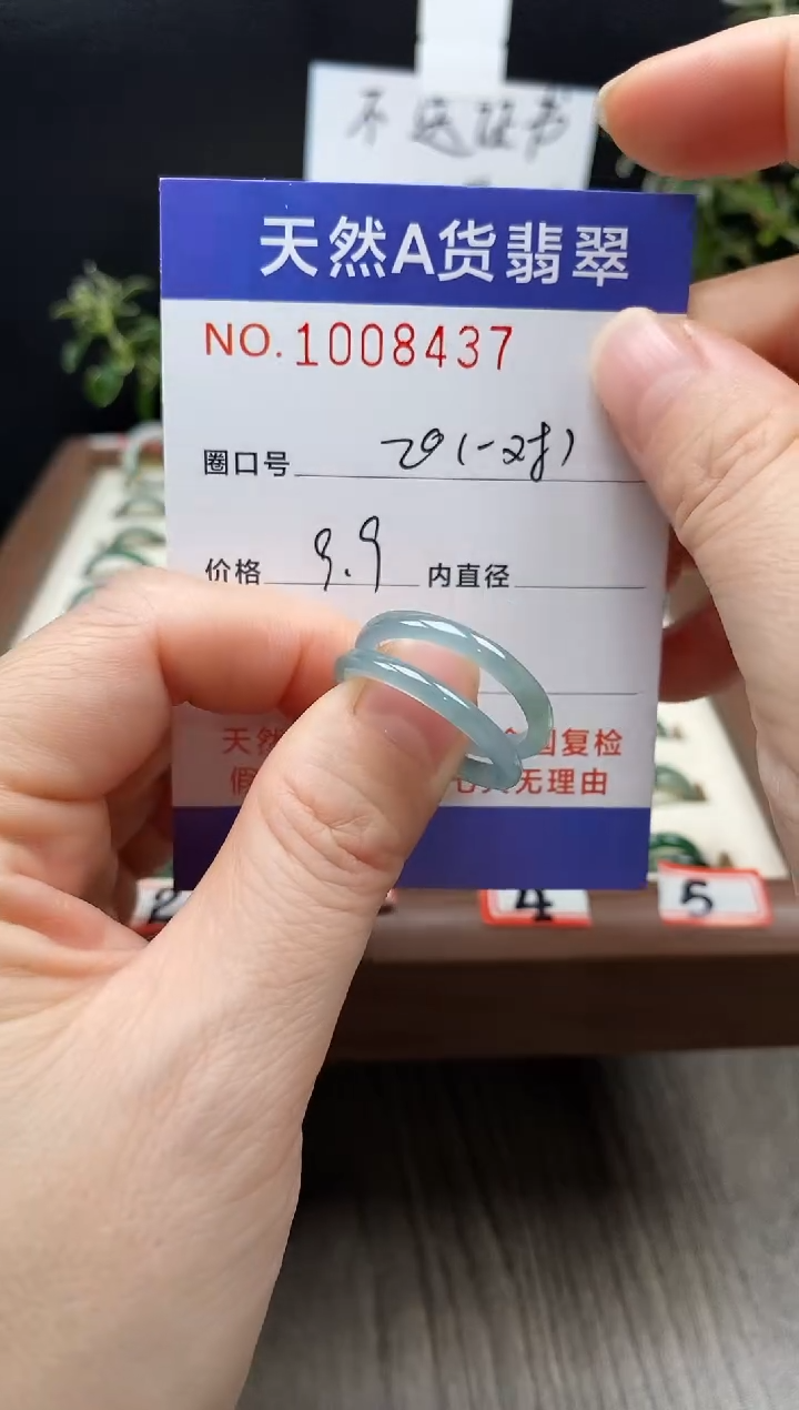 未镶嵌戒指翡翠20#