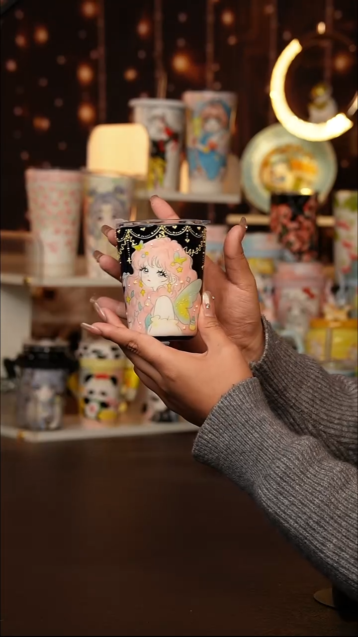（玉泥）景德镇手工手绘文创陶瓷杯