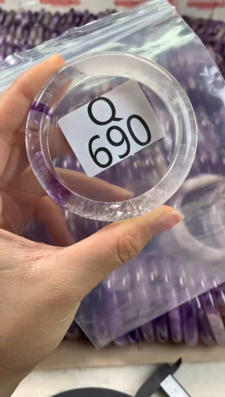 【闪购商品】水晶水晶手镯Q未镶嵌690-55