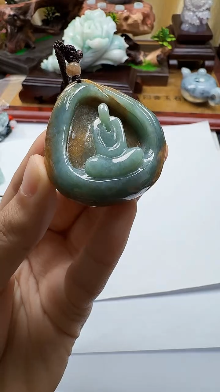 吊坠(不含链)未镶嵌翡翠1