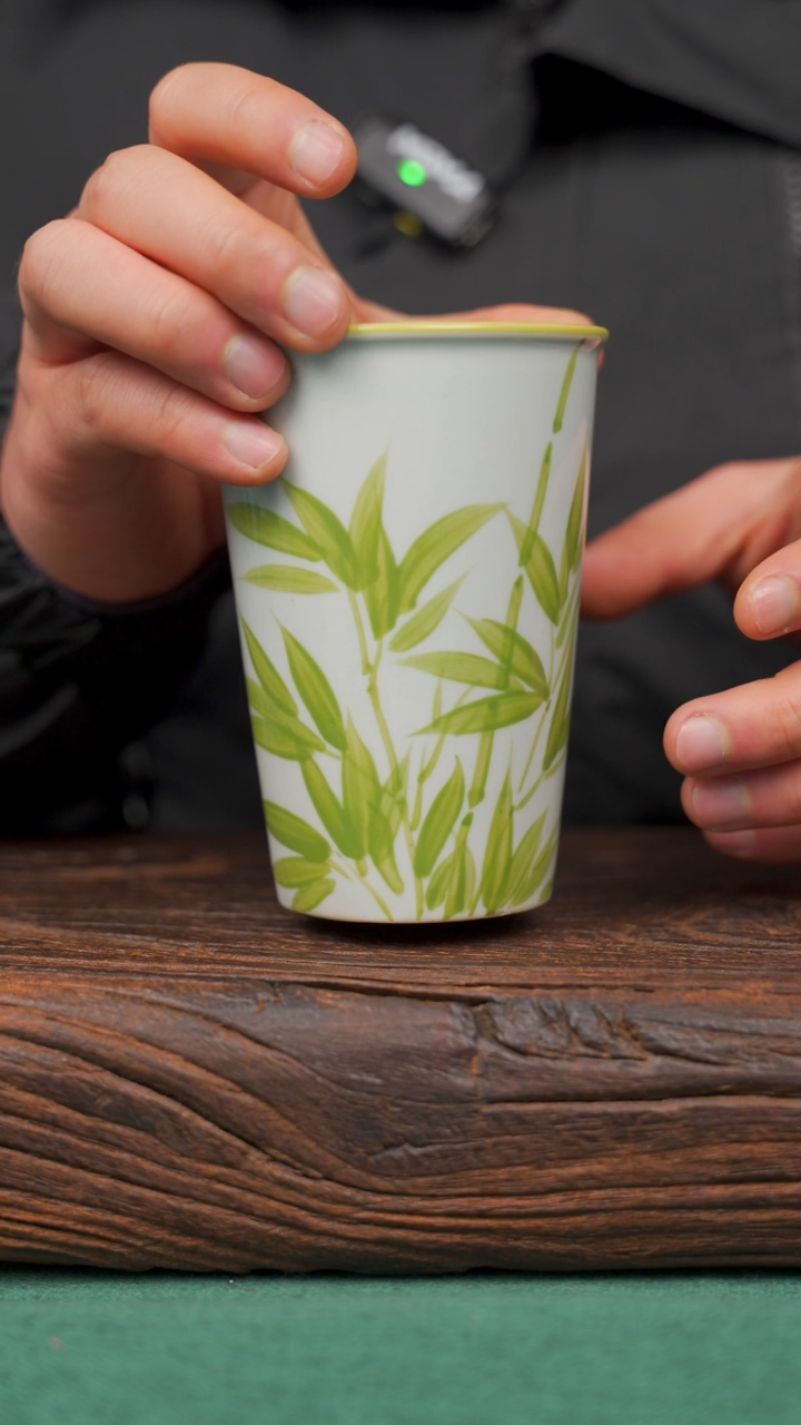 【闪购商品】瓷片37景德镇杯釉下手工手绘瓷器