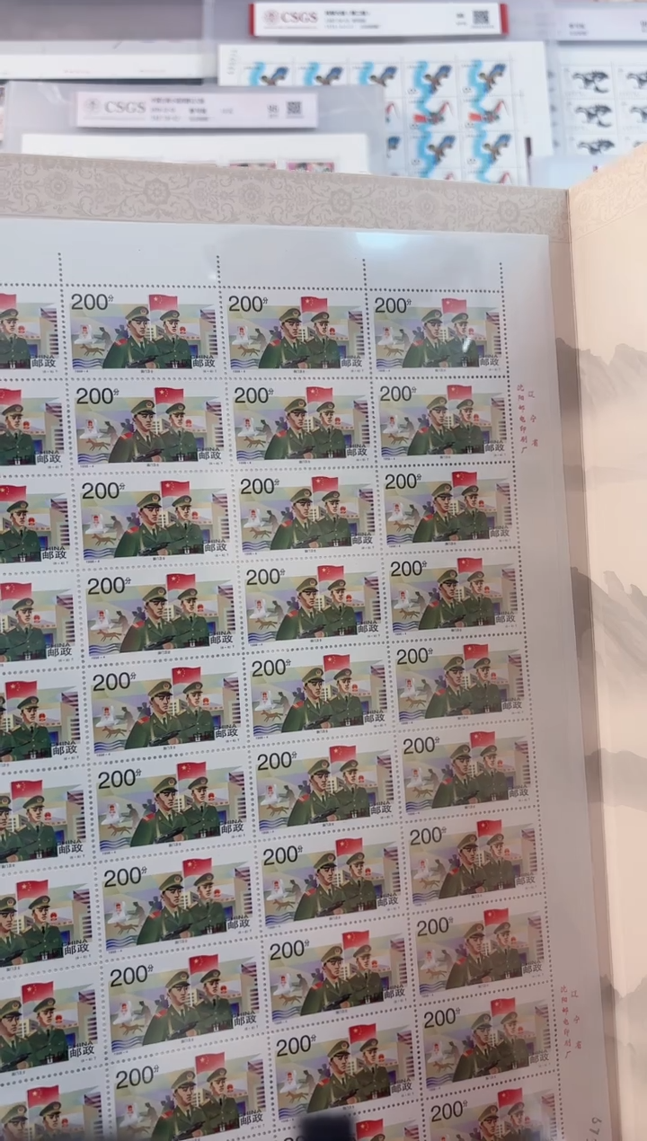 《中国人民警察》 大版 HDGS评级 邮票