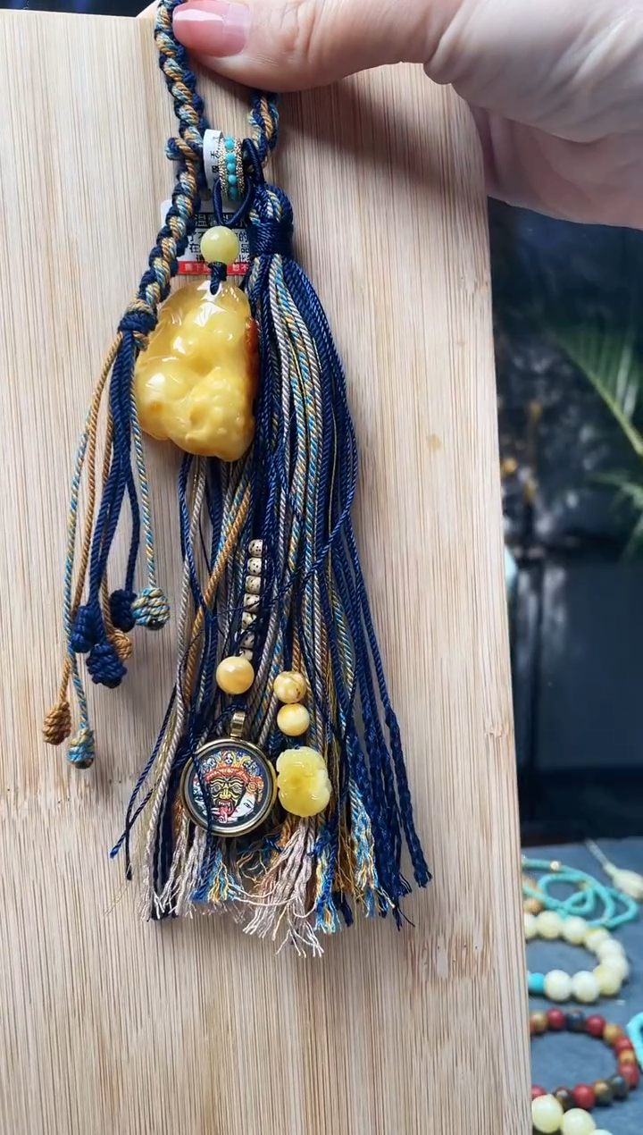 【闪购商品】蜜蜡颈饰未镶嵌包挂