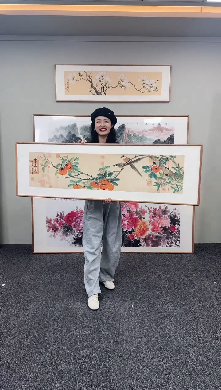 国画事事如意155*45